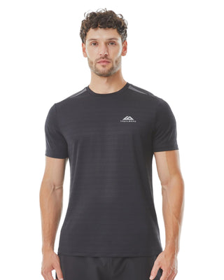 Trailberg SS25 Cloud Tee | Black/Volcano Grey