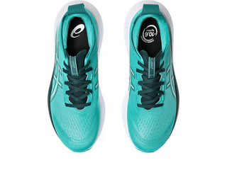 Asics Mens Gel-Nimbus 27 | Wave Teal/Saxon Green