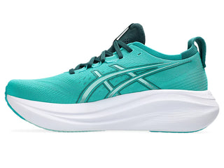Asics Mens Gel-Nimbus 27 | Wave Teal/Saxon Green