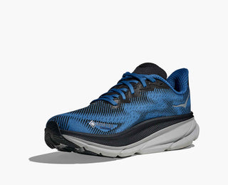 Hoka Mens Clifton 9 Goretex | Black/Foggy Night