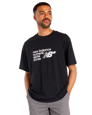 New Balance Numeric Stacked Graphic Tee | Black