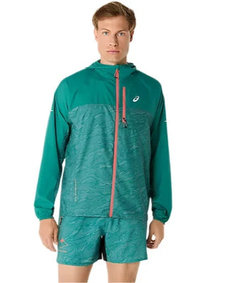 Asics Fujitrail Packable Windbreaker | Rainy Lake/Birch