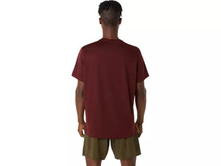 Asics Core SS Tee | Dark Red Planet