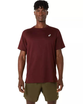 Asics Core SS Tee | Dark Red Planet