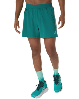 Asics Road 5" Shorts | Rainy Lake/Light Teal