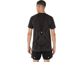 Asics Mens Road Seamless SS Tee | Performance Black
