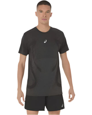 Asics Mens Road Seamless SS Tee | Performance Black