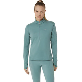 Asics Womens Road Winter 1/2 Zip | Celadon