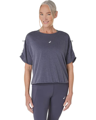 Asics Nagino Run Adjustable SS Top | Indigo Fog