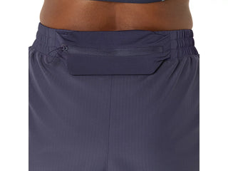 Asics Nagino Run Adjustable 4" Short | Indigo Fog