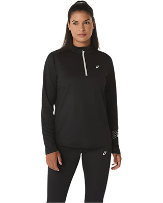 Asics Icon 1/2 Zip Top | Black