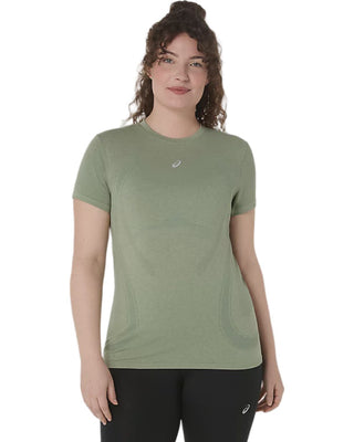 Asics Road Seamless SS Tee | Monument Blue/Whisper Green