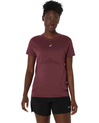 Asics Road Seamless SS Tee | Dark Currant