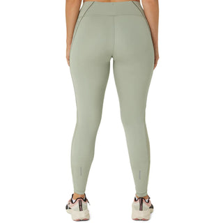 Asics Womens Icon Tight | Olive Grey/Mantle Green