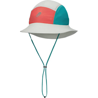 Asics Bucket Hat | Birch/Coral Reef/Wave Teal