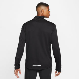 Nike Mens Pacer 1/2 Zip Running Top | Black/Reflective Silver