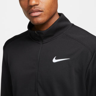 Nike Mens Pacer 1/2 Zip Running Top | Black/Reflective Silver