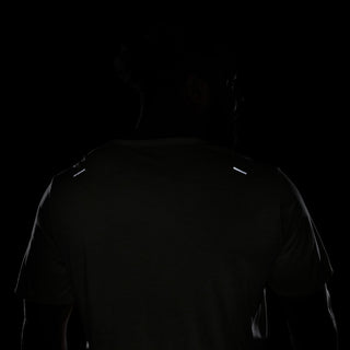 Nike Mens Dri-FIT Rise 365 SS Tee | Olive Aura/ Heathered/ Reflective Silver