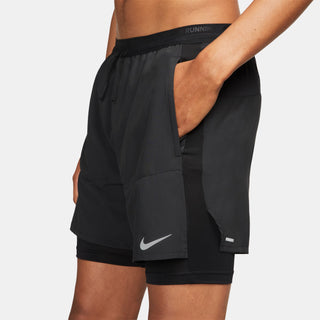Nike Mens Dri-FIT Stride Hybrid 5" Shorts | Black