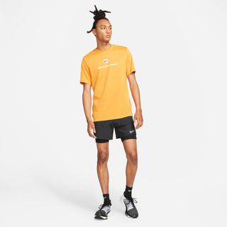 Nike Mens Dri-FIT Stride Hybrid 5" Shorts | Black