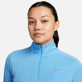 Nike Womens Dri-FIT Pacer 1/4 Zip | University Blue/Reflective Silver