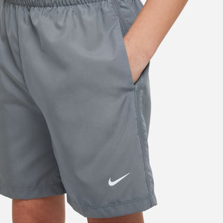 Nike Kids Multi Dri-FIT Training Shorts | Smoke Grey/White