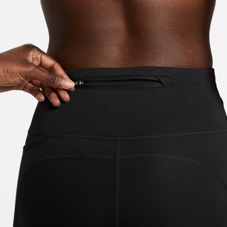 Nike Womens Mid-Rise 7/8 Graphic Leggings | Black/Cool Grey