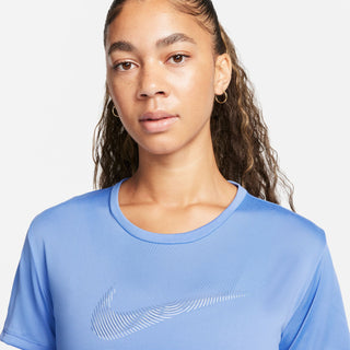 Nike Womens Dri-FIT Swoosh Running Tee | Polar/Diffused Blue