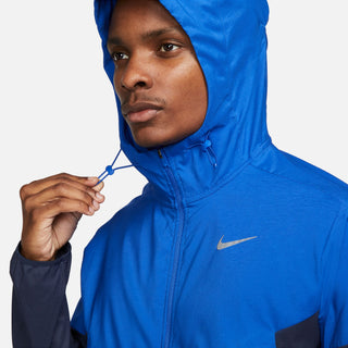Nike Mens Windrunner Repel Running Jacket | Game Royal/Reflective Silver