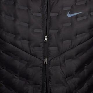 Nike Mens Therma-FIT ADV AeroLoft Down Running Jacket | Black/Reflective Black