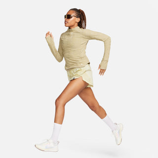 Nike Womens Dri-FIT 1/4 Zip Midlayer Trail Top | Neutral Olive/Sea Glass