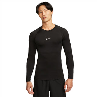 Nike Mens Pro Dri-FIT Tight Fitness Top | Black/White