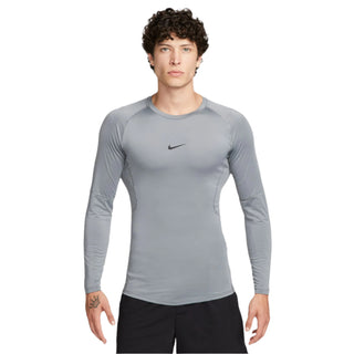 Nike Mens Pro Dri-FIT Tight Fitness Top | Smoke Grey/Black