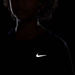 Nike Kids Dri-FIT Miler | Midnight Navy/Reflective Silver