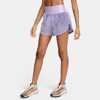 Nike Womens Trail Repel Mid-Rise 3" Brief-lined Shorts | Lilac Bloom/Court Purple