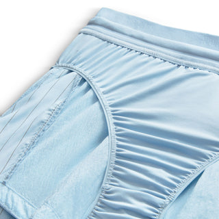 Nike Womens Mid-Rise 3" Brief Lined Shorts | Light Armoury Blue