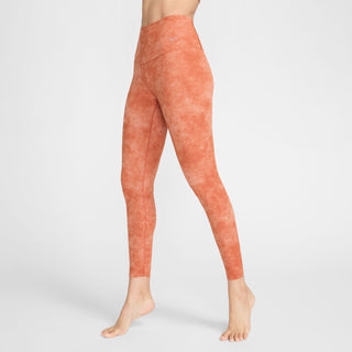 Nike Womens Zenvy Tie-Dye 7/8 Leggings | Burnt Sunrise/Black