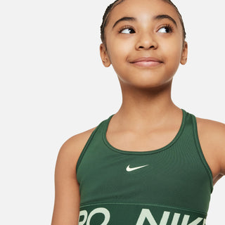 Nike Kids Pro Swoosh Dri-FIT Sports Bra | Fir/Barely Volt