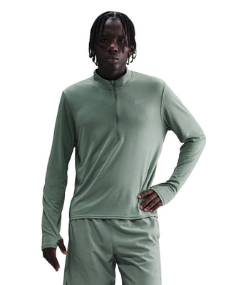 Nike DF Pacer Top Half-Zip | Clay Green