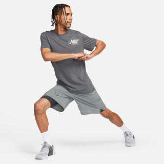 Nike Mens Dri-FIT 3MO Fitness Tee | Iron Grey