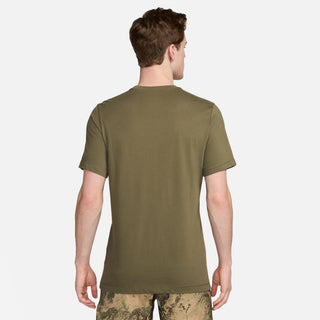 Nike Mens Dri-FIT Trail Running Logo Tee | Medium Olive