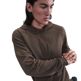 Nike Dri-FIT Primary Fleece UV Pullover Performance Hoodie | Baroque Brown