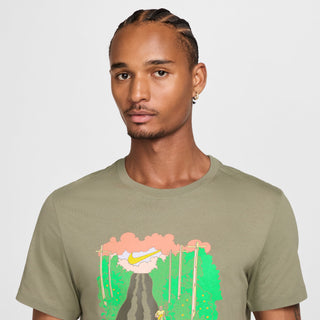 Nike Finish Line Running Tee | Light Army