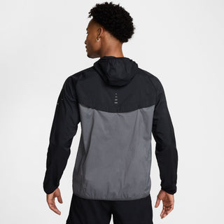 Nike Repel UV Running Jacket | Black/Iron Grey