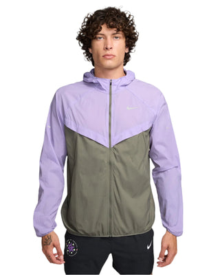 Nike Repel UV Running Jacket | Hydrangeas/Light Army