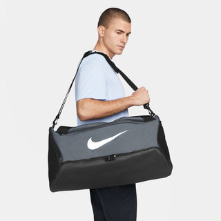 Nike Brasalia  9.5 Training Duffel Bag | Iron Grey/White