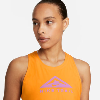 Nike Womens Dri-FIT Trail Running Tank | Sundial/Rush Fuschia
