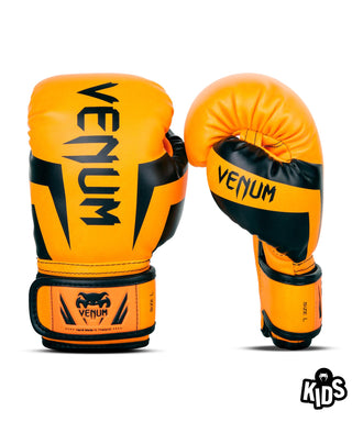 Venum Elite Kids Boxing Gloves | Fluo Orange