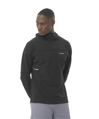 Salomon Sense Aero Hybrid Half Zip | Deep Black