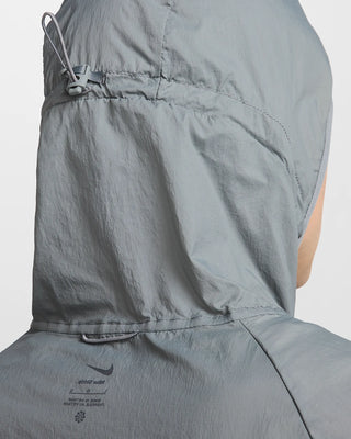 Nike Mens Repel UV Running Jacket | Smoke Grey